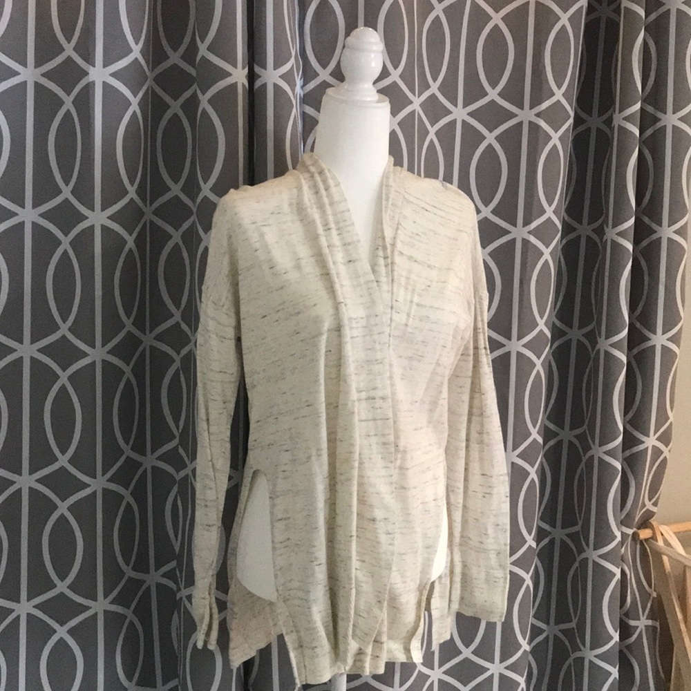 Lou & Grey White & Grey Cardigan